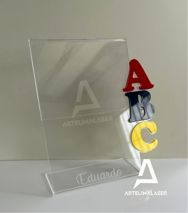 Porta Retrato ABC - Kit com 3 Unidades