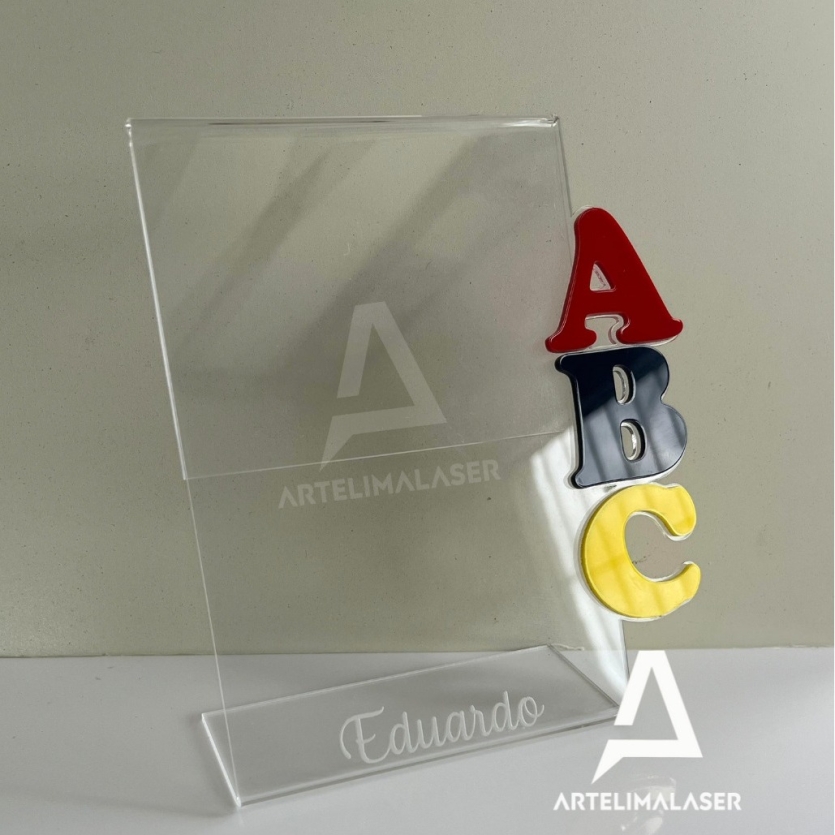 Porta Retrato ABC - Kit com 3 Unidades